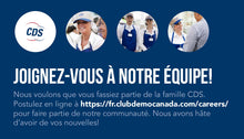 CDS Join Our Team! Recruitment Cards - French