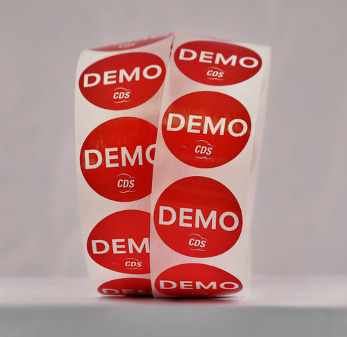 CDS Red DEMO Stickers